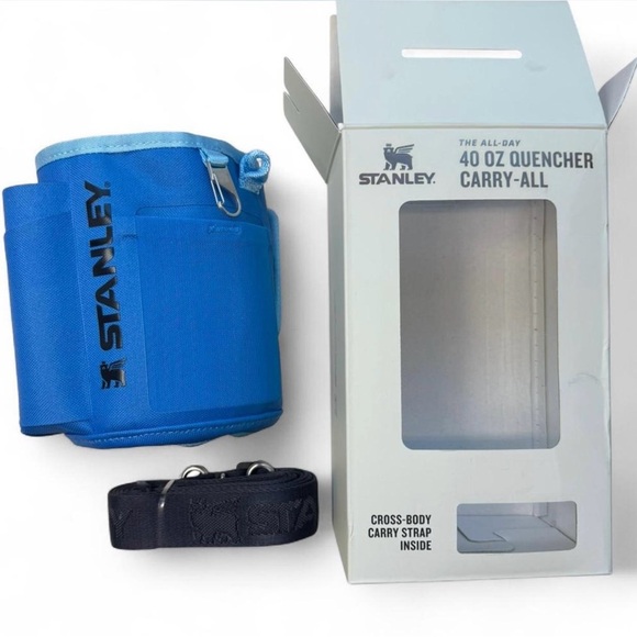 STANLEY The All Day 40 OZ Quencher Carry All Azure Blue Brand New in box - Picture 3 of 5